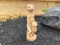 Preview: Gartenfigur, niedliches Erdmännchen mit Kind 34 cm hoch, Park & Gartendekoration, Skulptur, Steinfigur, Steinguss