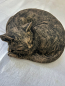 Preview: Katze liegend, Gartenfigur, Tierfigur, Steinfigur, Skulptur, Park & Gartendekoration, Steinguss