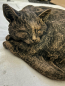 Preview: Katze liegend, Gartenfigur, Tierfigur, Steinfigur, Skulptur, Park & Gartendekoration, Steinguss
