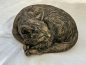 Preview: Katze liegend, Gartenfigur, Tierfigur, Steinfigur, Skulptur, Park & Gartendekoration, Steinguss