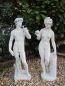 Preview: Gartenfiguren, David & Eva mit Apfel in der Hand