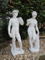 Preview: Gartenfiguren, David & Eva mit Apfel in der Hand