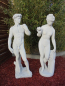 Preview: Gartenfiguren, David & Eva mit Apfel in der Hand