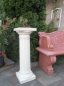 Preview: Säule / Sockel "gerillt" 90 cm hoch, Podest, Park & Gartendekoration, Steinsäule, Steinguss