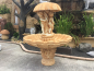 Preview: Springbrunnen, Brunnen, Schirmbrunnen, Steinbrunnen, Park & Gartendekoration, Steinguss