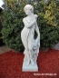 Preview: Gartenfigur, Statue, Frau mit Tuch, Steinfigur, 131 cm hoch, Park & Gartendekoration, Steinguss