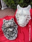 Preview: Wolf Steinfigur, Statue, Gartendekoration