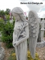 Preview: Engel, Steinfigur, Statue, Gartenfigur, Steinguss, Skulptur, Gartendekoration