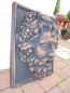 Preview: Bacchus, Relief, Wandbild, Steinguss, Fassadenstuck, Stuck, Ornament