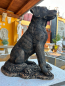 Preview: Gartenfigur, Hund, Skulptur, Tierfigur, Steinfigur, Park & Gartendekoration, Steinguss, Statue
