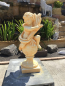 Preview: Gartenfigur Sommer aus 4 Jahreszeiten, Putte auf Kugel, Skulptur, Steinfigur, Steinguss, Statue