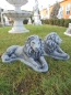 Preview: Löwe Steinfigur, Statue, Gartendekoration