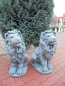 Preview: Löwen Steinfiguren, Statue, Gartendekoration