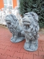Preview: Löwen Steinfiguren, Statue, Gartendekoration