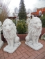 Preview: Löwen Steinfiguren, Statue, Gartendekoration