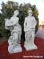 Preview: Römer & Römerin, Steinfiguren Set, Gartenfiguren, Skulpturen, Statuen