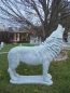 Preview: Wolf Steinfigur, Statue, Gartendekoration