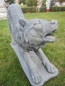 Preview: Wolf Steinfigur, Statue, Gartendekoration
