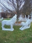 Preview: Wolf Steinfigur, Statue, Gartendekoration