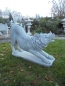 Preview: Wolf Steinfigur, Statue, Gartendekoration