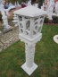 Preview: Steinlaterne, Gartenlampe, Stehlampe, Gartendekoration