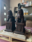 Preview: Tempellöwen Set, Fu Löwen, Fu Dogs, Wächterlöwen, Steinguss, Statuen, Skulpturen, Steinfiguren