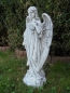 Preview: Engel, Steinfigur, Statue, Gartenfigur, Steinguss, Skulptur, Gartendekoration