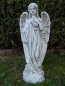 Preview: Engel, Steinfigur, Statue, Gartenfigur, Steinguss, Skulptur, Gartendekoration