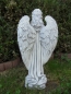 Preview: Engel, Steinfigur, Statue, Gartenfigur, Steinguss, Skulptur, Gartendekoration