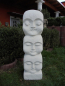 Preview: Buddha Gesichter, Steinfigur
