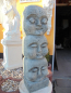 Preview: Buddha Gesichter, Steinfigur