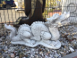 Preview: Steinfigur Drache, Steinguss, Statue, Tierfigur, Skulptur, Gartendekoration