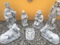 Preview: Steinfiguren Set, Krippe, 10 Figuren, Gartenfiguren, Gartendekoration, Steinguss