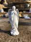 Preview: Steinfigur Engel mit großen Flügeln Steinguss Skulptur, Statue, Gartendekoration, Frostsicher