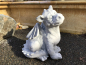 Preview: Steinfigur sitzender Drache, Steinguss, Skulpturen, Statuen, Tierfiguren, Gartenfigur