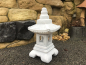 Preview: Steinlaterne Gartenfiguren Japan Lampe, Steinguss, 55 cm, Gartendeko Steinfigur