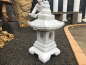 Preview: Steinlaterne Gartenfiguren Japan Lampe, Steinguss, 55 cm, Gartendeko Steinfigur