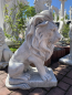 Preview: Löwe, Steinfigur, Steinguss, Höhe 62 cm Gartenfigur, Statue