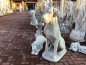 Preview: Steinfigur Dogge, H.114 cm Steinguss, Hund, Tierfiguren, Statuen, Gartenfigur