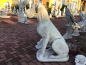 Preview: Steinfigur Dogge, H.114 cm Steinguss, Hund, Tierfiguren, Statuen, Gartenfigur