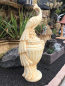 Preview: Steinfigur Pfau, Statue H.110 cm Steinguss, Park & Gartendekoration, Gartenfigur, Skulptur