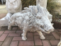 Preview: Wildschwein XXL, Steinfigur, Gartendekoration, Steinguss