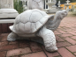Preview: Steinfigur XXL Schildkröte, Steinguss, Statue, Gartenfigur 86 kg