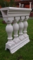 Preview: Balustraden Set, Komplettbalustrade, 75 cm Länge, Gesamthöhe 89 cm, Park & Gartendekoration, Steinguss