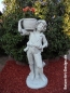Preview: Garden figure / statue "Boy with a Basket" 111 cm