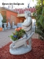 Preview: Garden Figure "Boy with a wheelbarrow" plant