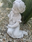 Preview: pretty garden figure "girls sitting" 48 cm
