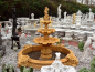 Preview: Kaskadenbrunnen mit großen Becken und Muscheldeko, Steinbrunnen, Springbrunnen, Park & Gartendekoration