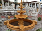 Preview: Kaskadenbrunnen mit großen Becken und Muscheldeko, Steinbrunnen, Springbrunnen, Park & Gartendekoration