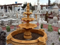 Preview: Kaskadenbrunnen mit großen Becken und Muscheldeko, Steinbrunnen, Springbrunnen, Park & Gartendekoration